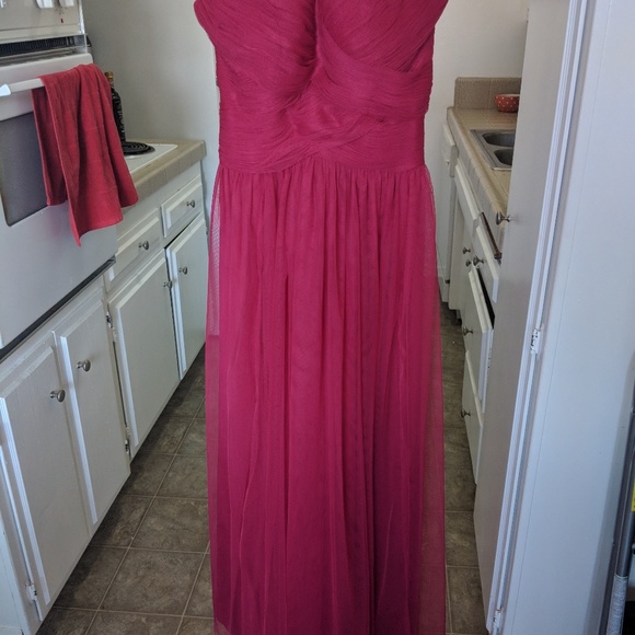 Kenneth Winston cerise / pink / magenta / raspberry / 5192L bridesmaid dress - Picture 6 of 6